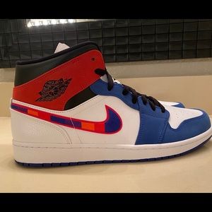 Jordan 1 Rush Blue University Red